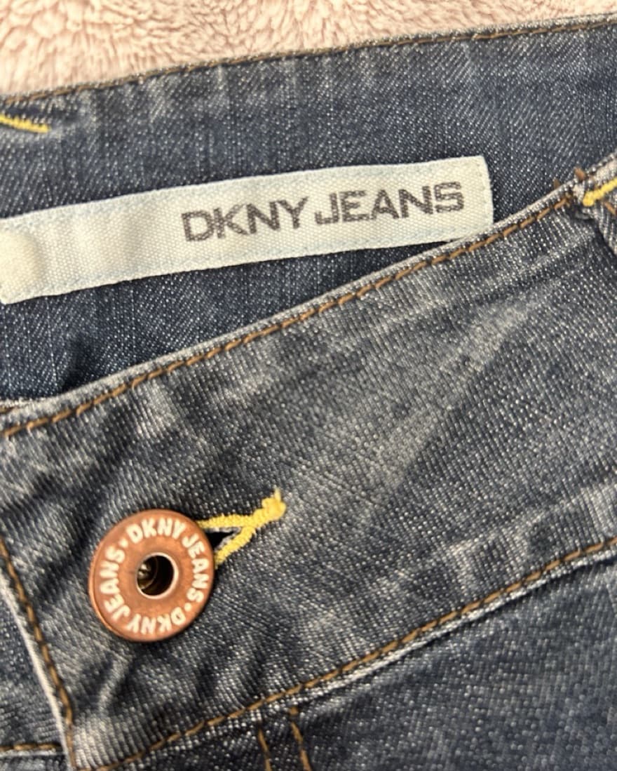 DKNY Denim Pencil Skirt - Image 3