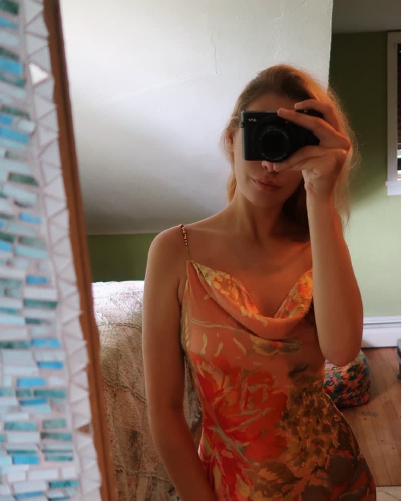Vintage Floral Maxi Dress - Image 3