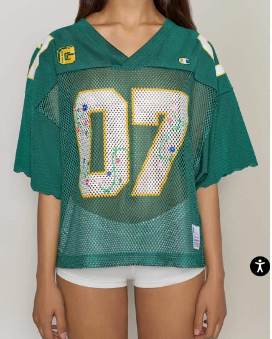 Guzio x Champion cut off Football Jersey - Image 4