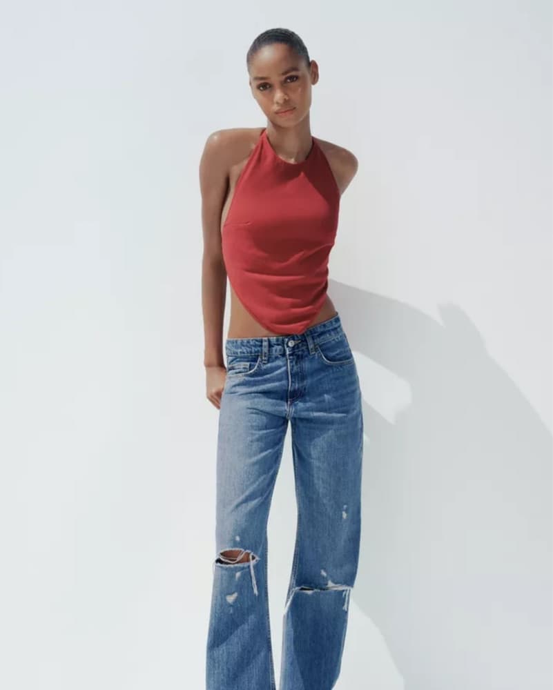 Red Halter Top - Image 1