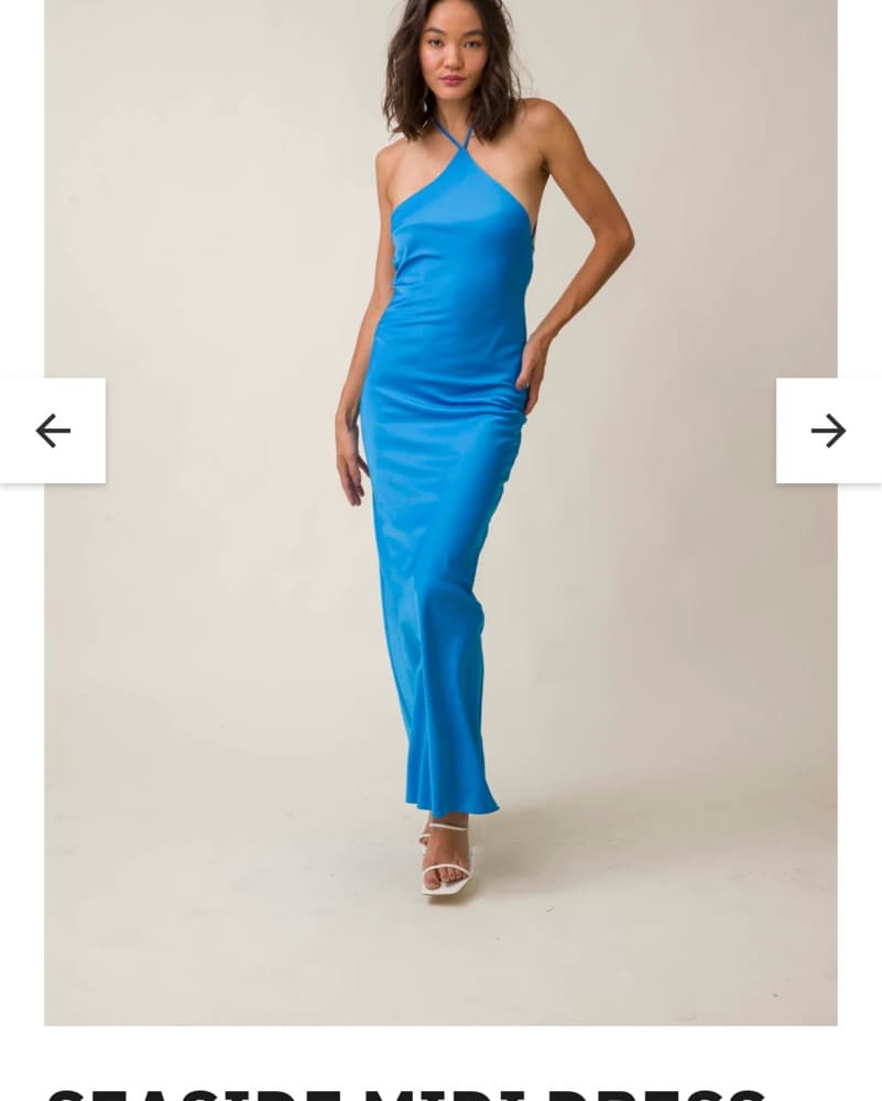 Line And Dot Seaside Dress  - Image 1