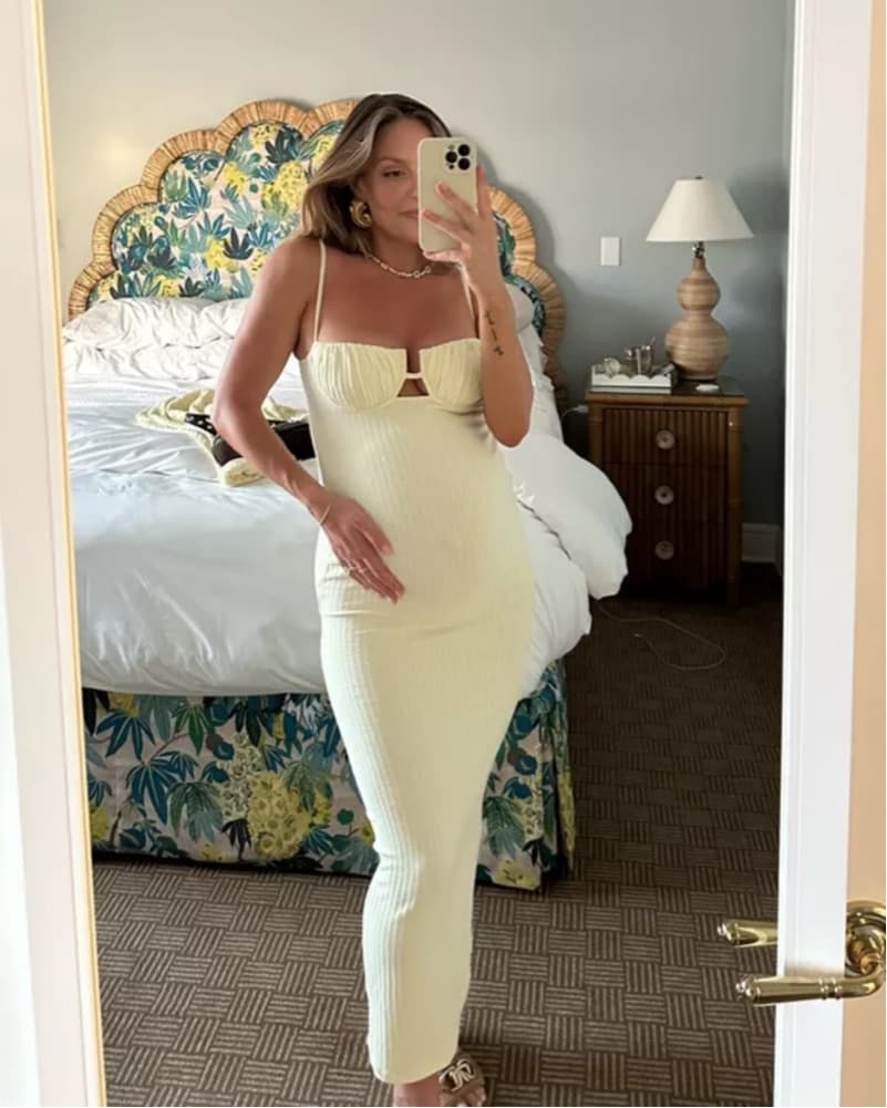 Montce Butter Rib Petal Long Slip Dress - Image 2