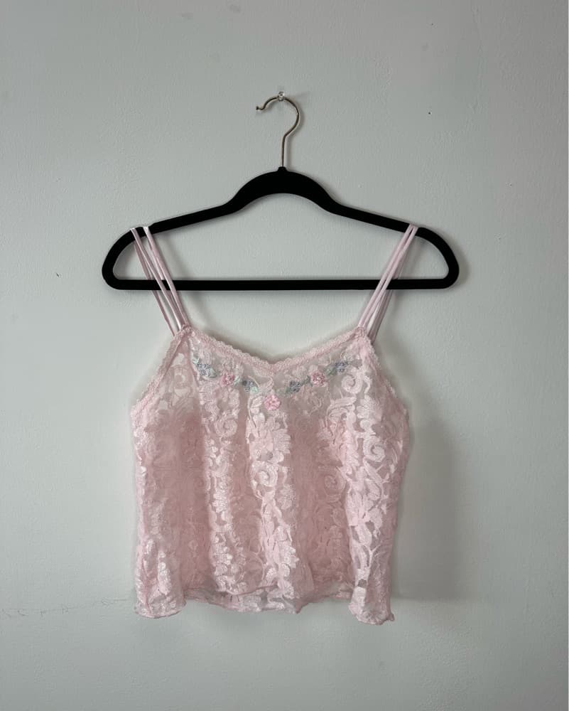 Pink Lacey Top - Image 2