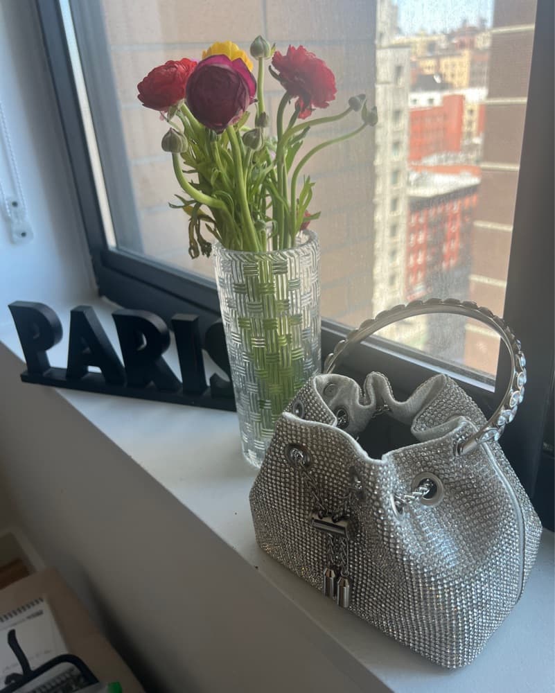 Sparkling Bucket Evening Bag - Image 1