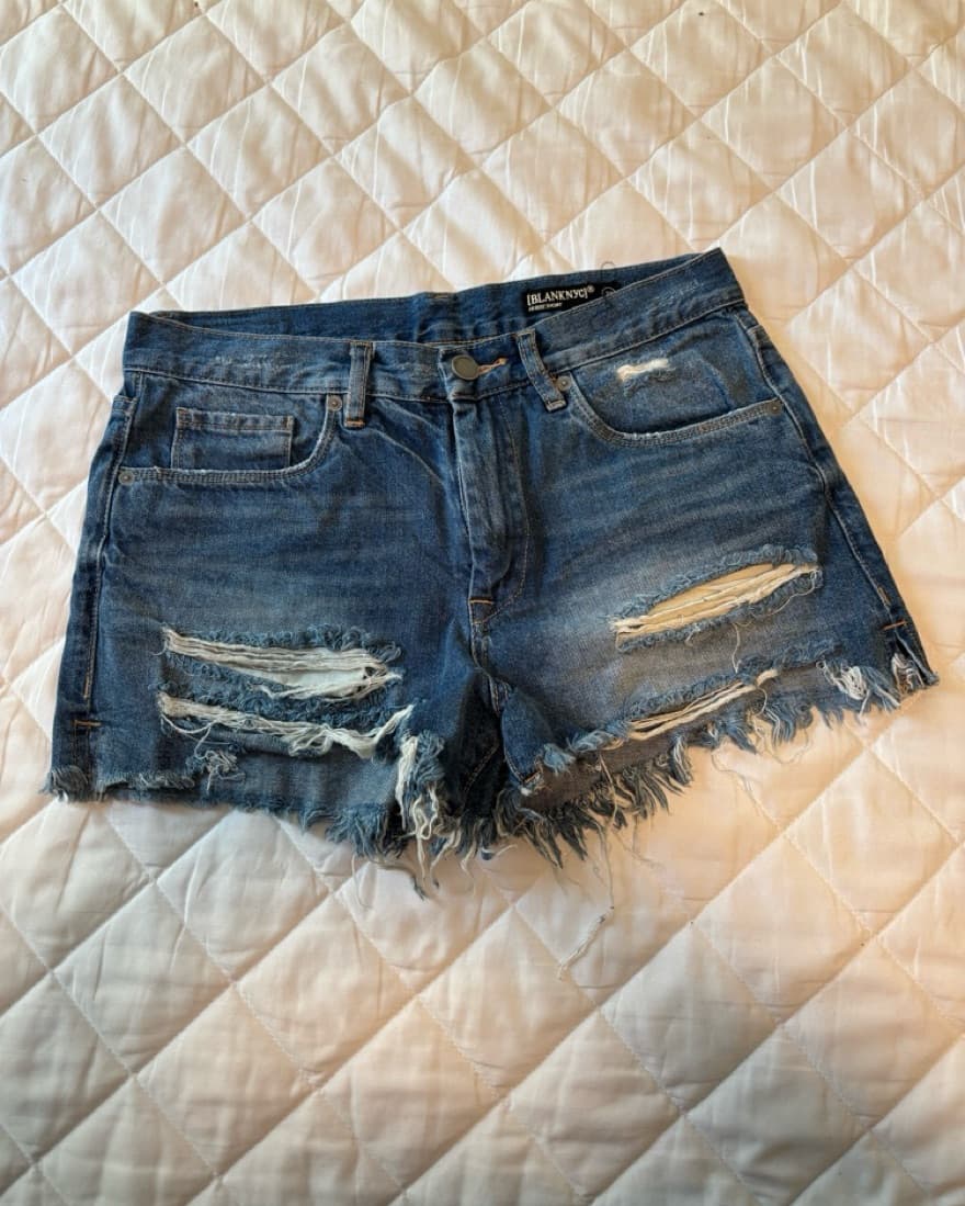 Blank NYC High Rise Jean Shorts 27 - Image 1