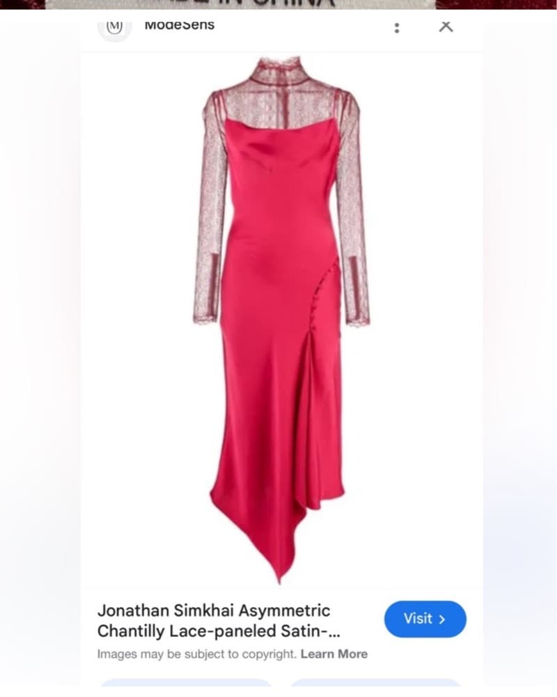 Jonathan Simkhai Red Satin Dress - Image 6