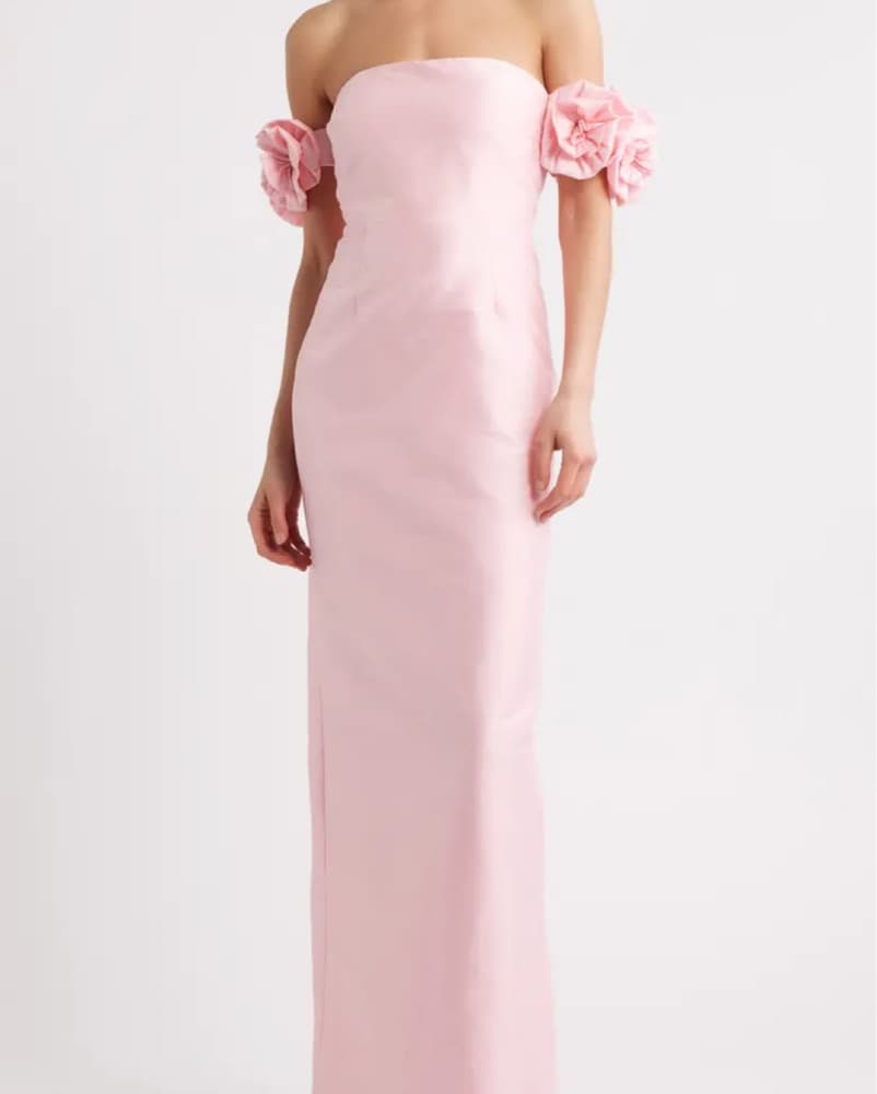 NEW WITH TAGS Off Shoulder Column Gown - Image 1