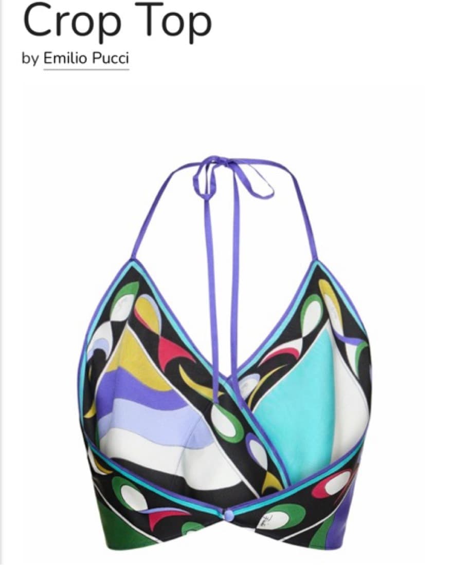Pucci Silk Halter & Shorts Set  - Image 5