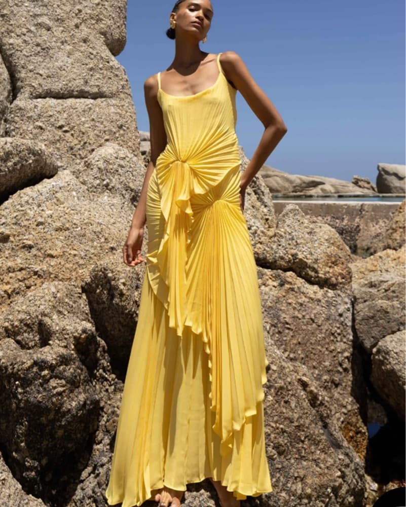 Yellow Torrent Maxi Dress - Image 1