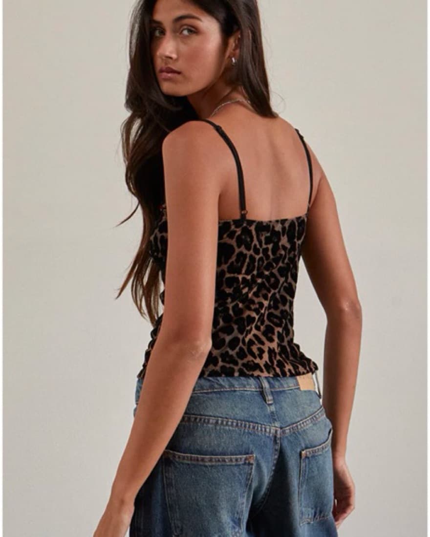 Motel Rocks Leopard Print Top - Image 4