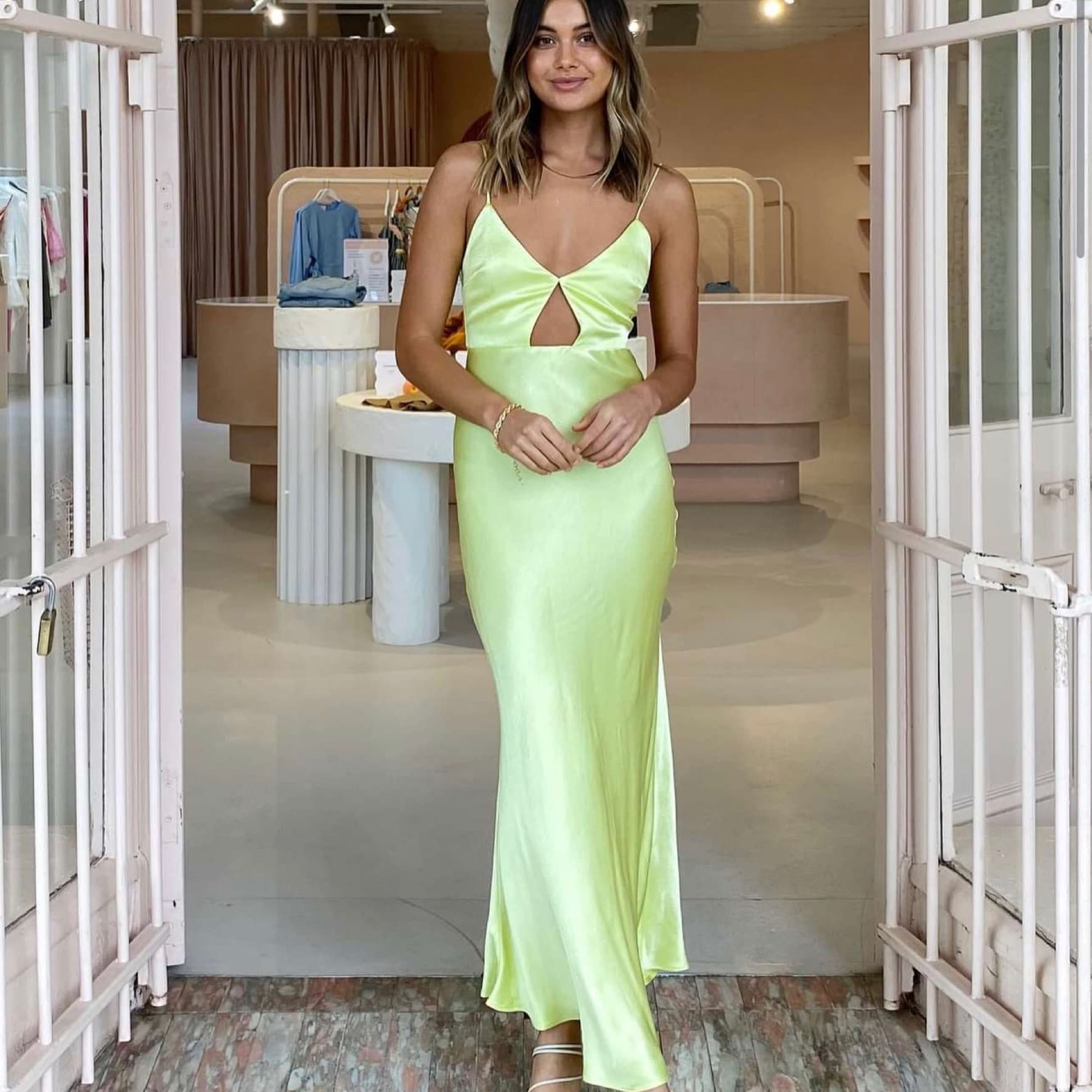 Bec and Bridge Long Yellow Dress - Image 1