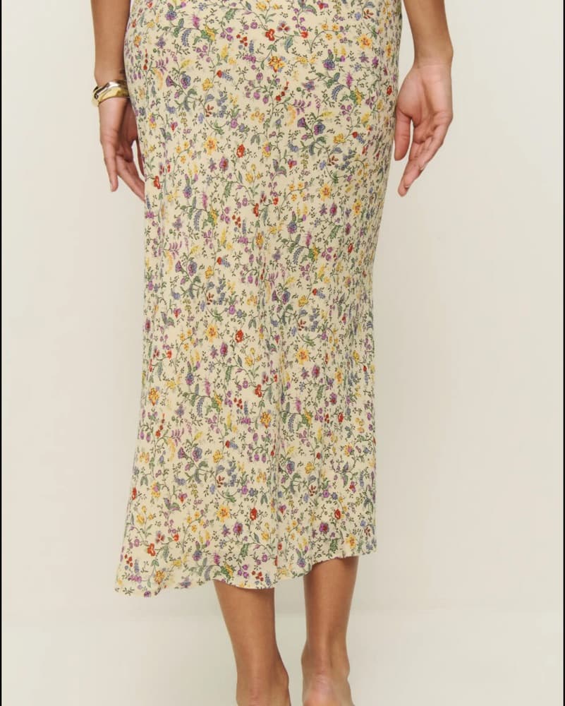 Reformation Silk Skirt  - Image 3