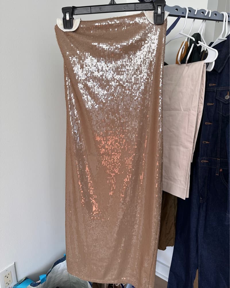 Nude Sequins Cocktail Dress- NWT - Image 4
