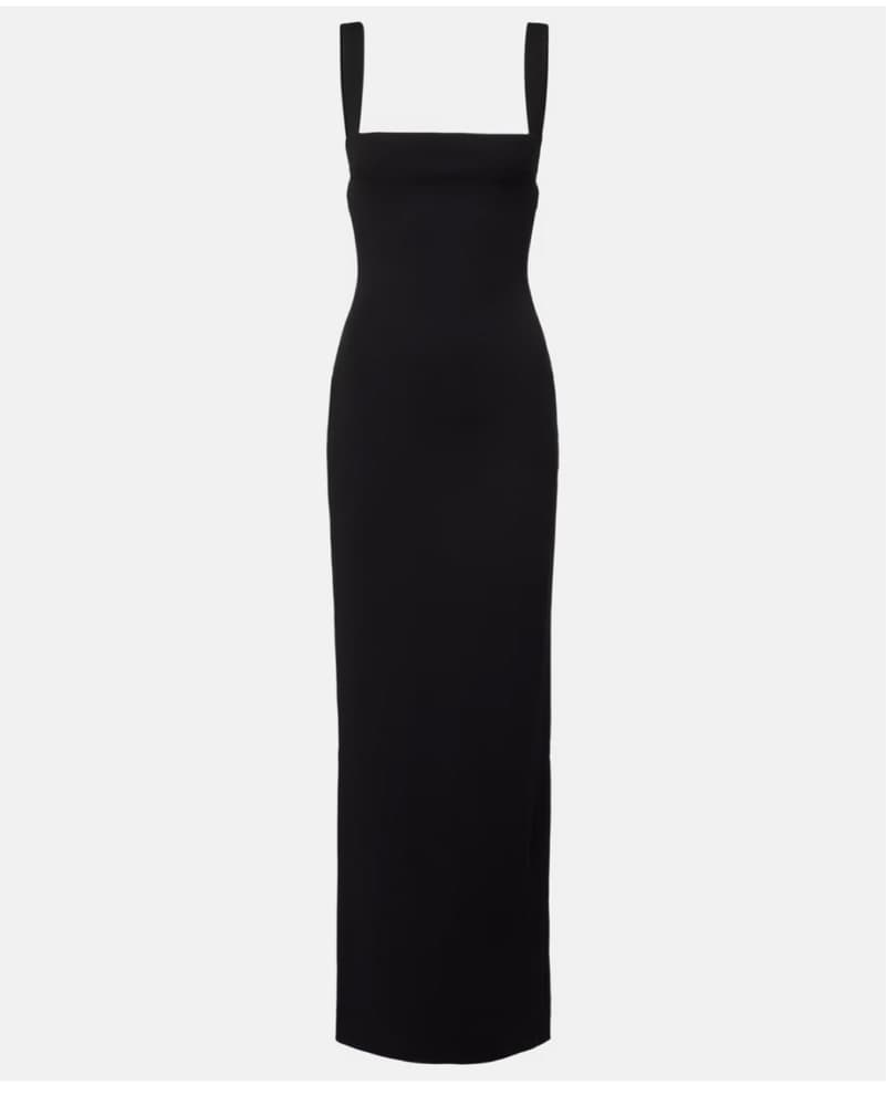 Elegant Strapless Black Maxi Dress - Image 4