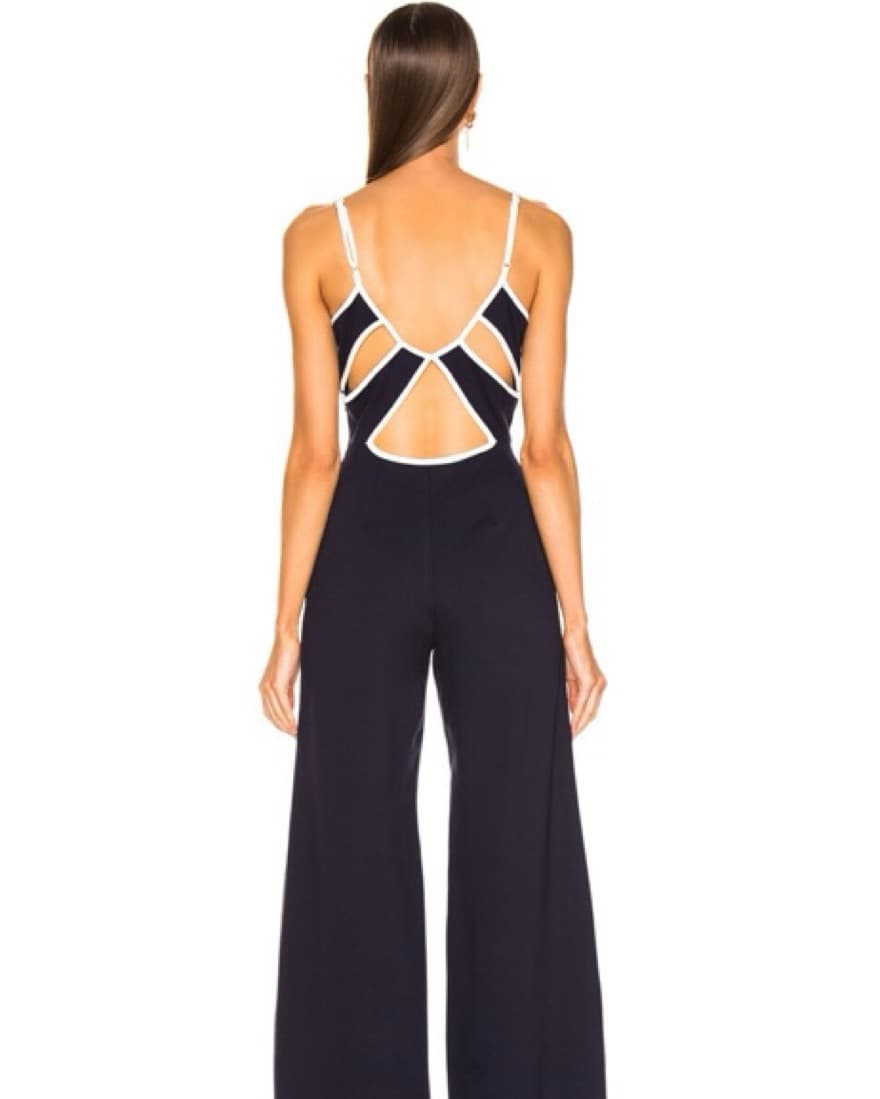 Staud Twilo Wide Leg Jumpsuit - Image 3