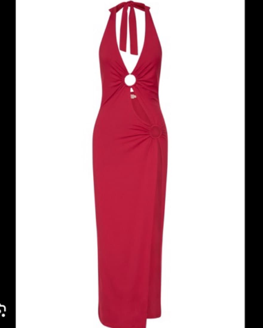 Meshki Anika O Ring Halter Midi Dress -  - Image 4