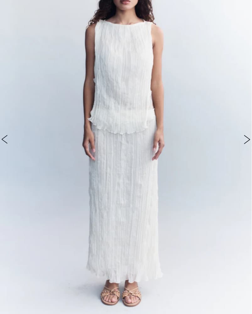 Kea Midi Skirt Cream With Jéan - Image 6