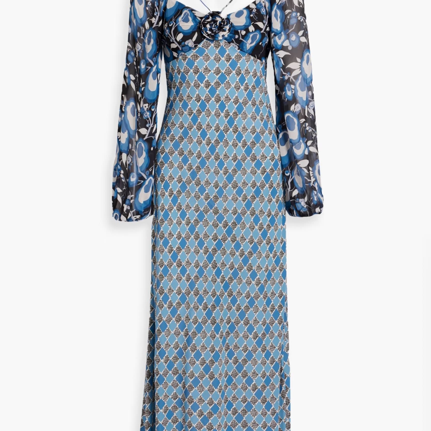 Rixo Multi Patterned Dress - Image 3