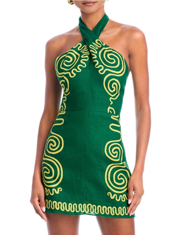 Cala De La Cruz Open Back Mini Dress - Image 3