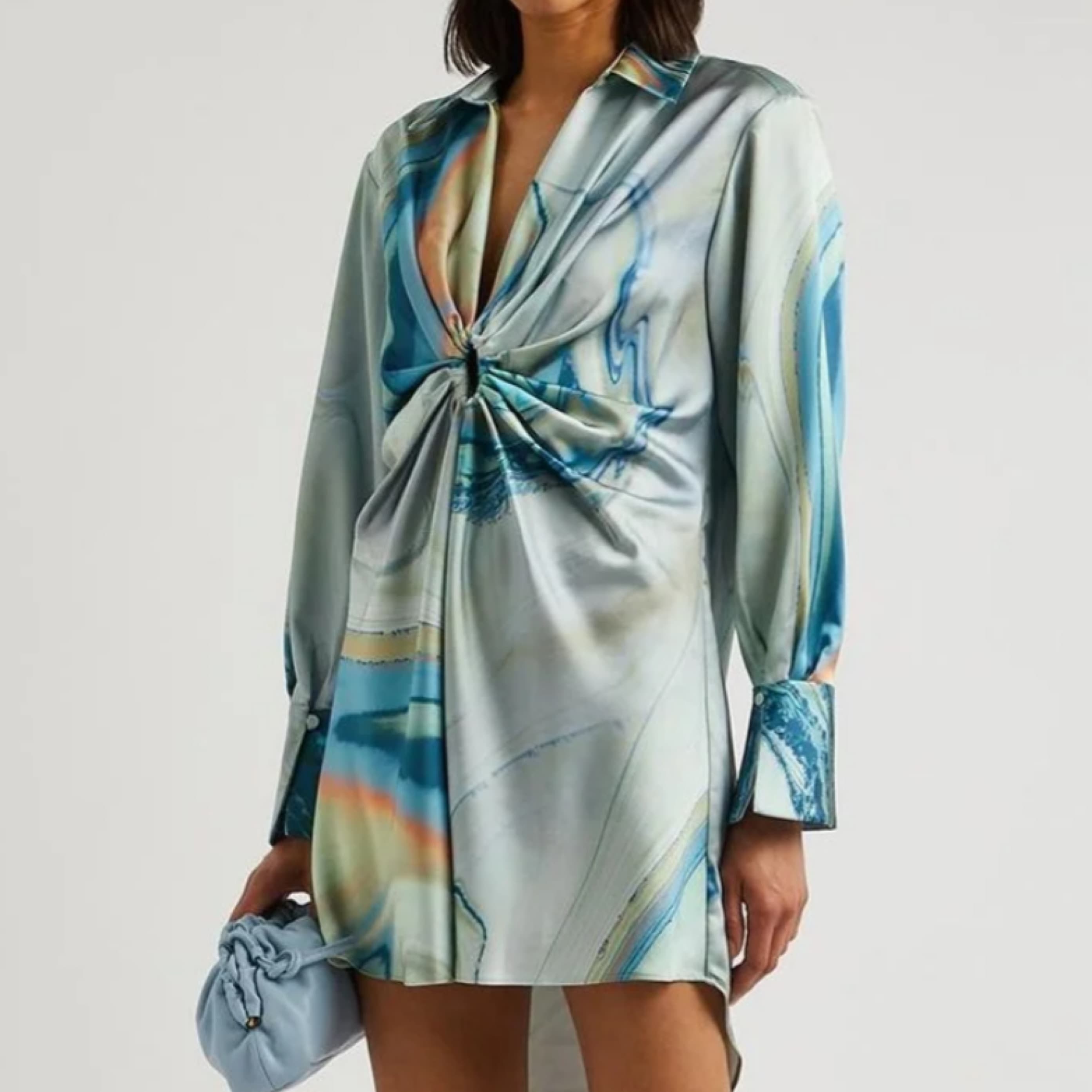 Jonathan Simkhai Roma Gathered Dress - Image 3