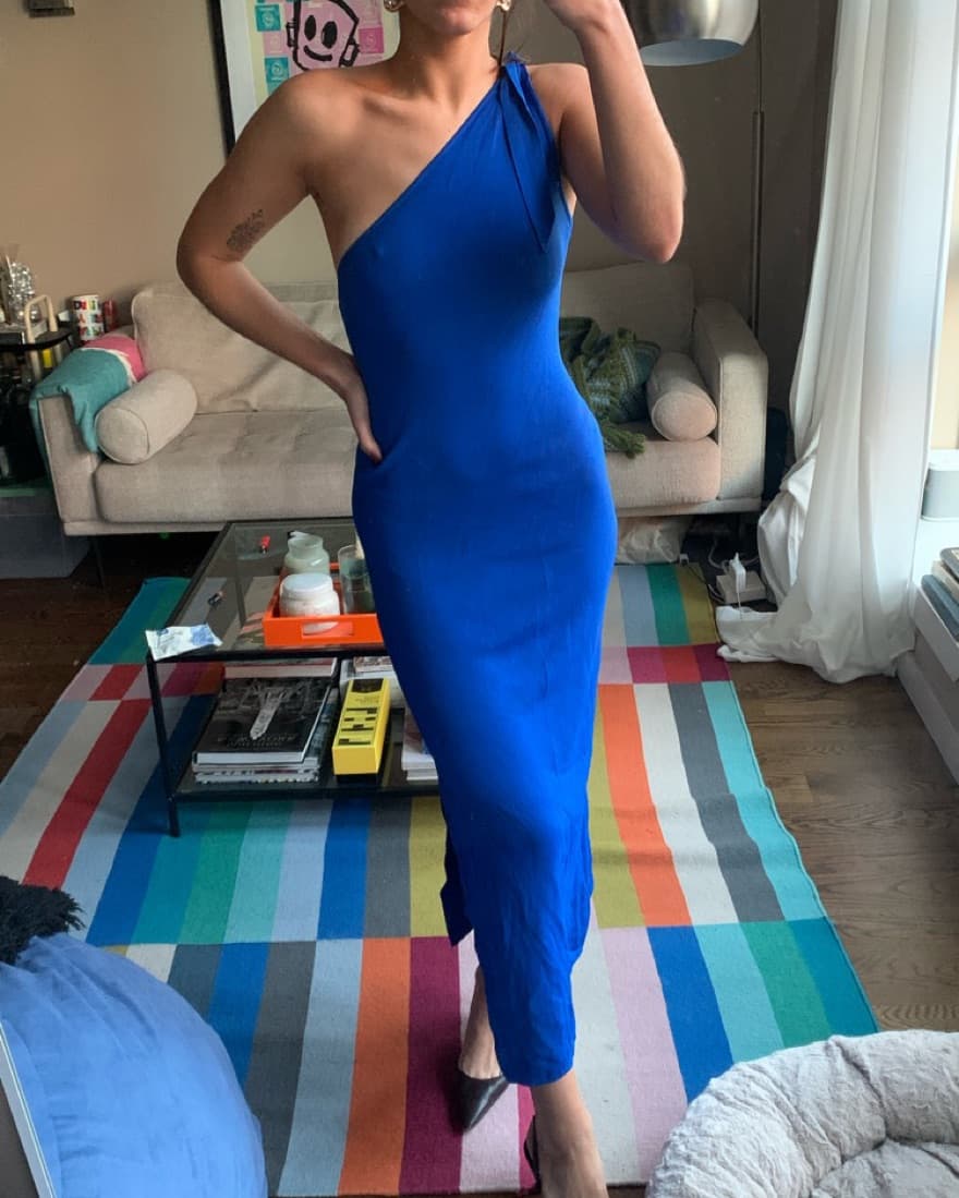 Simon Miller Knit One Shoulder Dress - Image 1