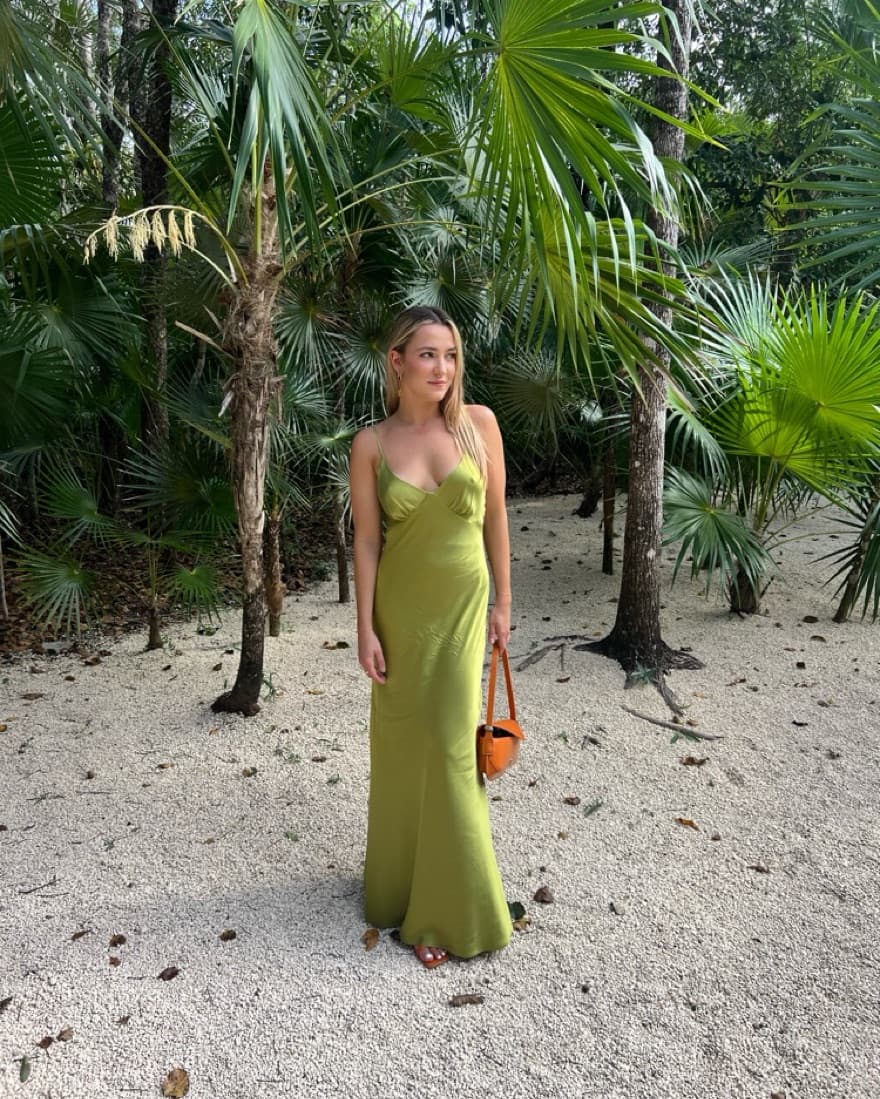 Bec & Bridge Green Gown - Image 1