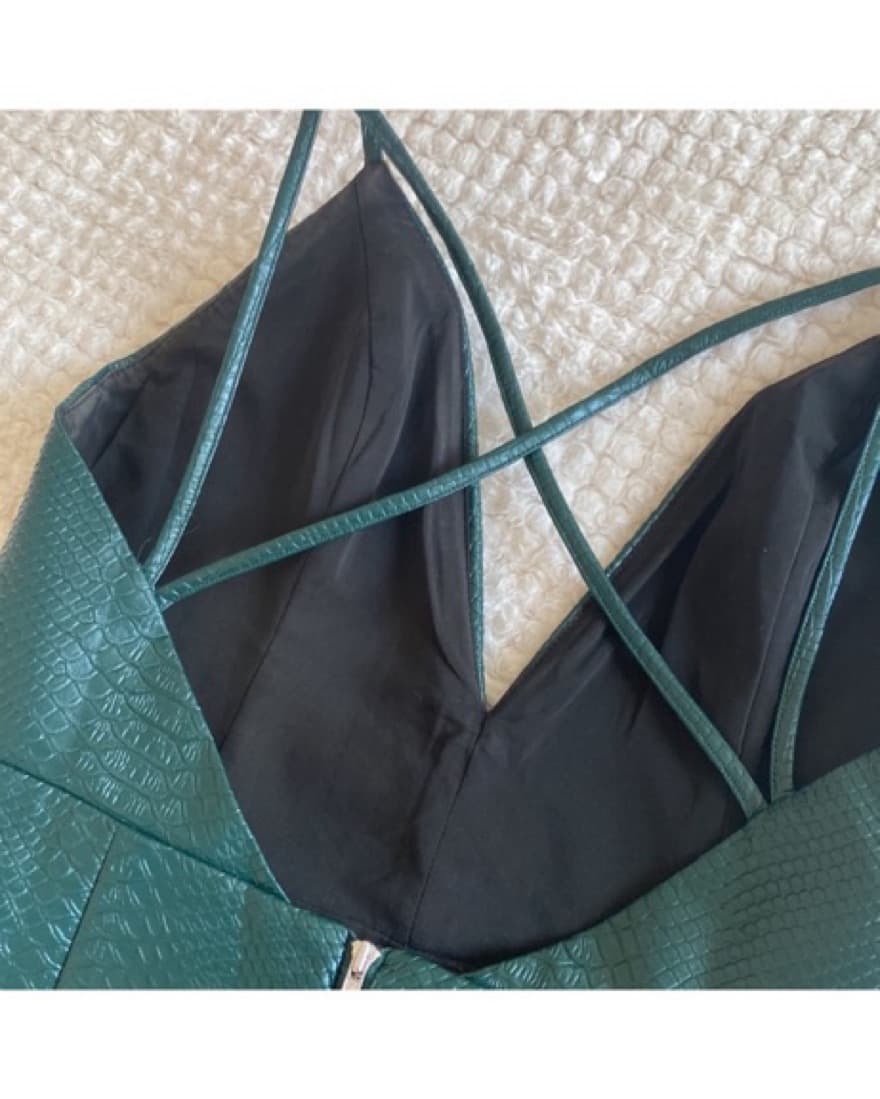 Revolve NBD Croc Mini Dress  - Image 6