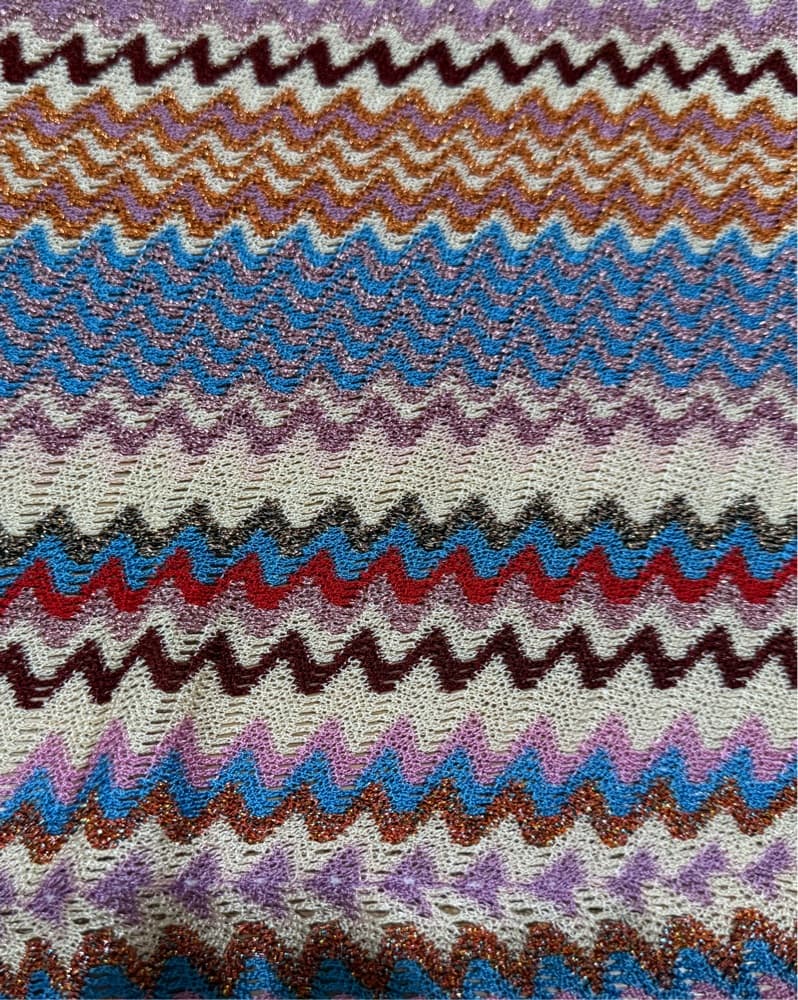 Missoni Chevron Knit Poncho  - Image 5
