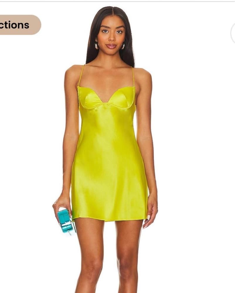 SER.O.YA Clever Silk Mini Dress - Image 1