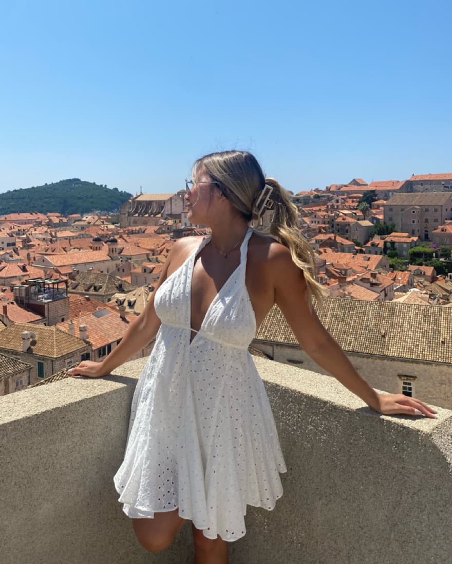 Zara White Lace Dress  - Image 3