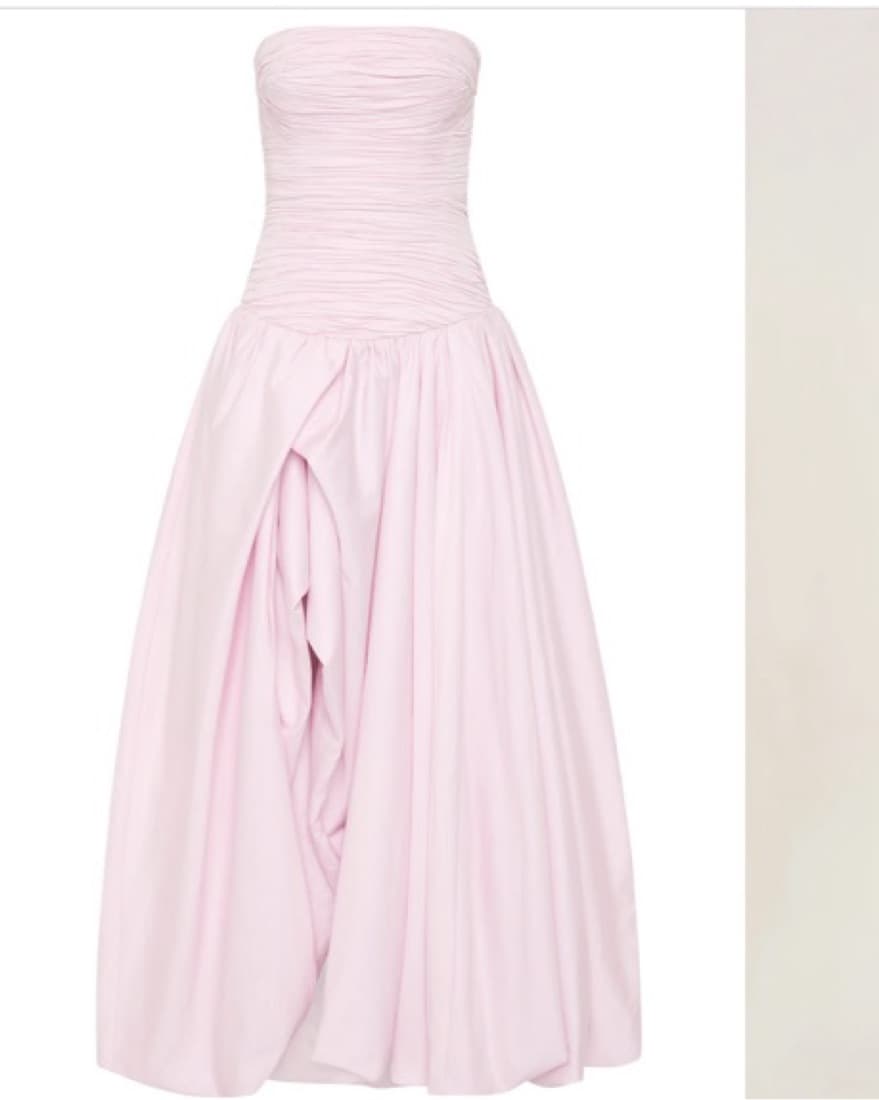 Aje. Pink Bubble Hem Dress - Image 4