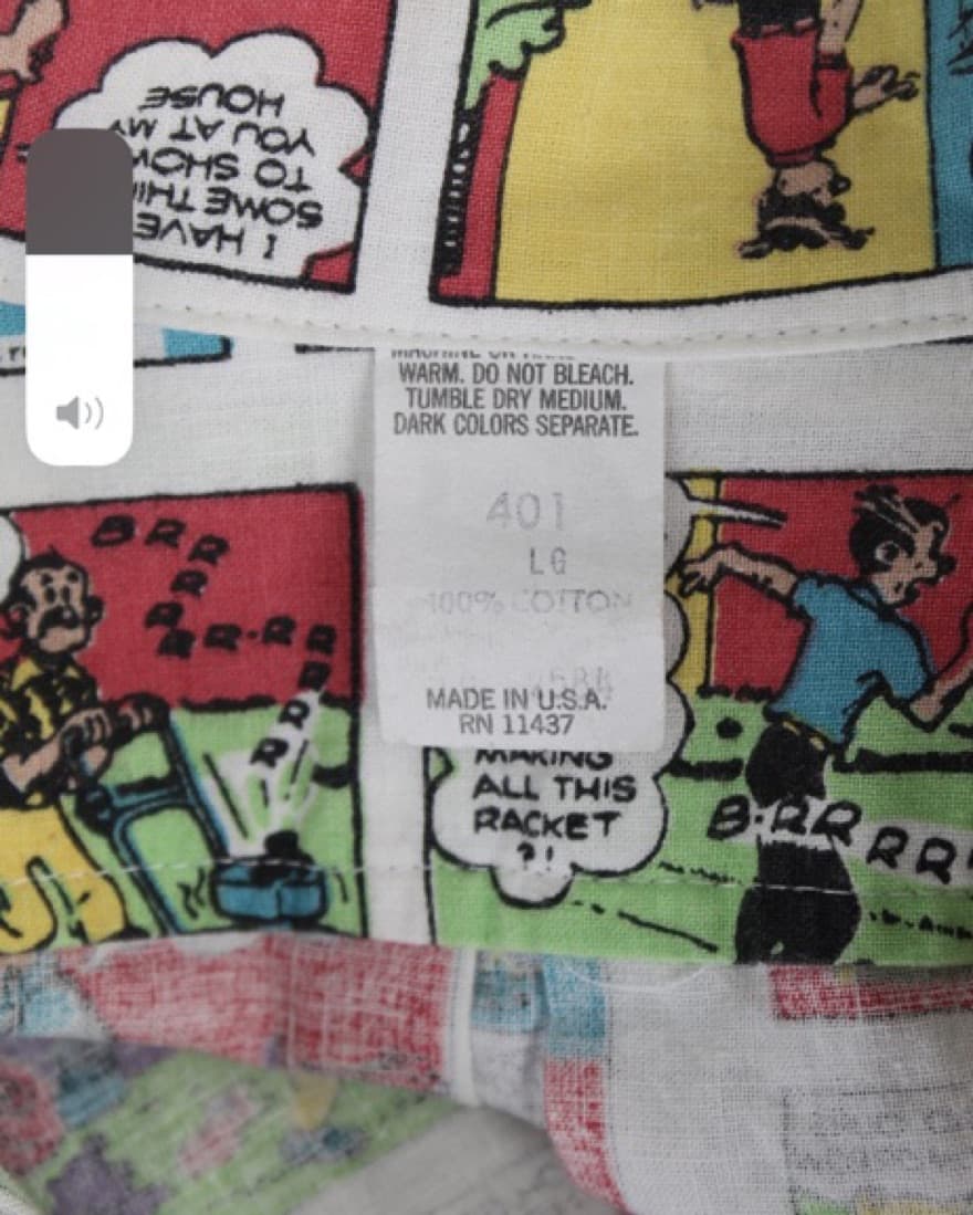 Vintage 70s Comic Strip Camp Shirt - Image 6