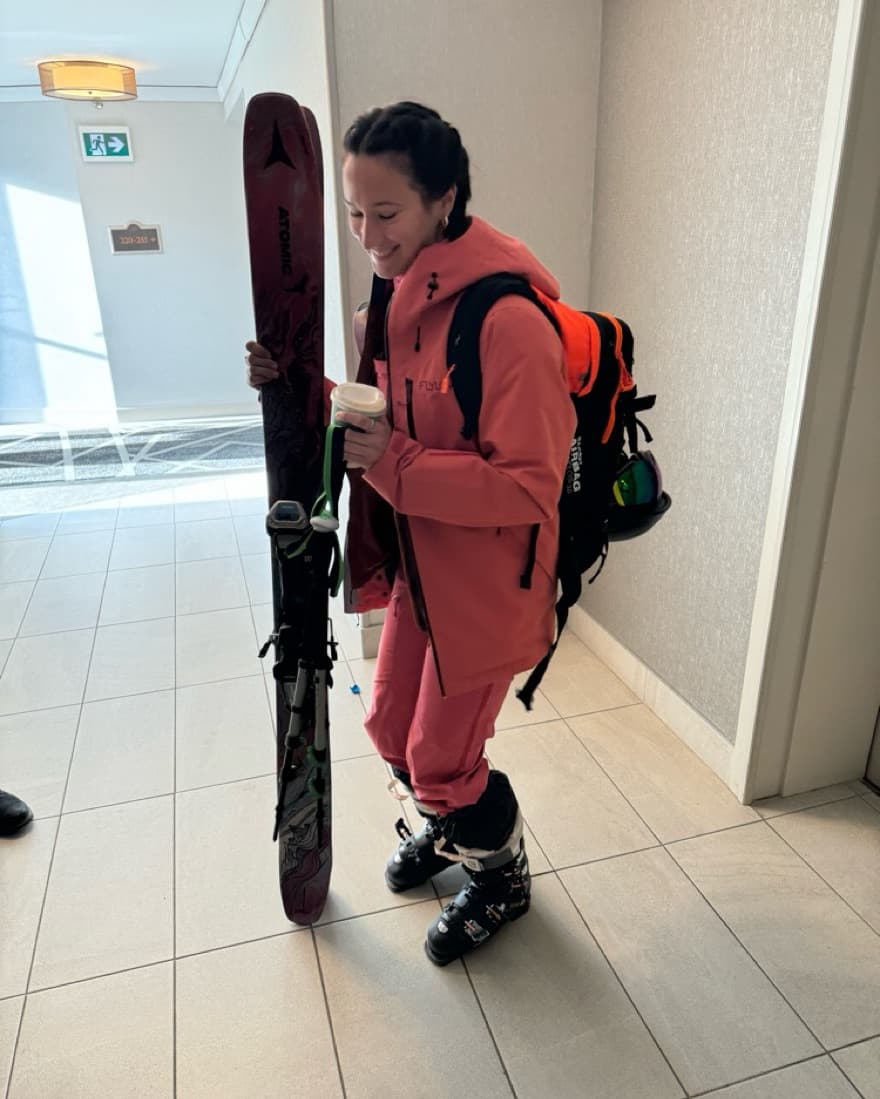 Pink Flylow Ski Set  - Image 6