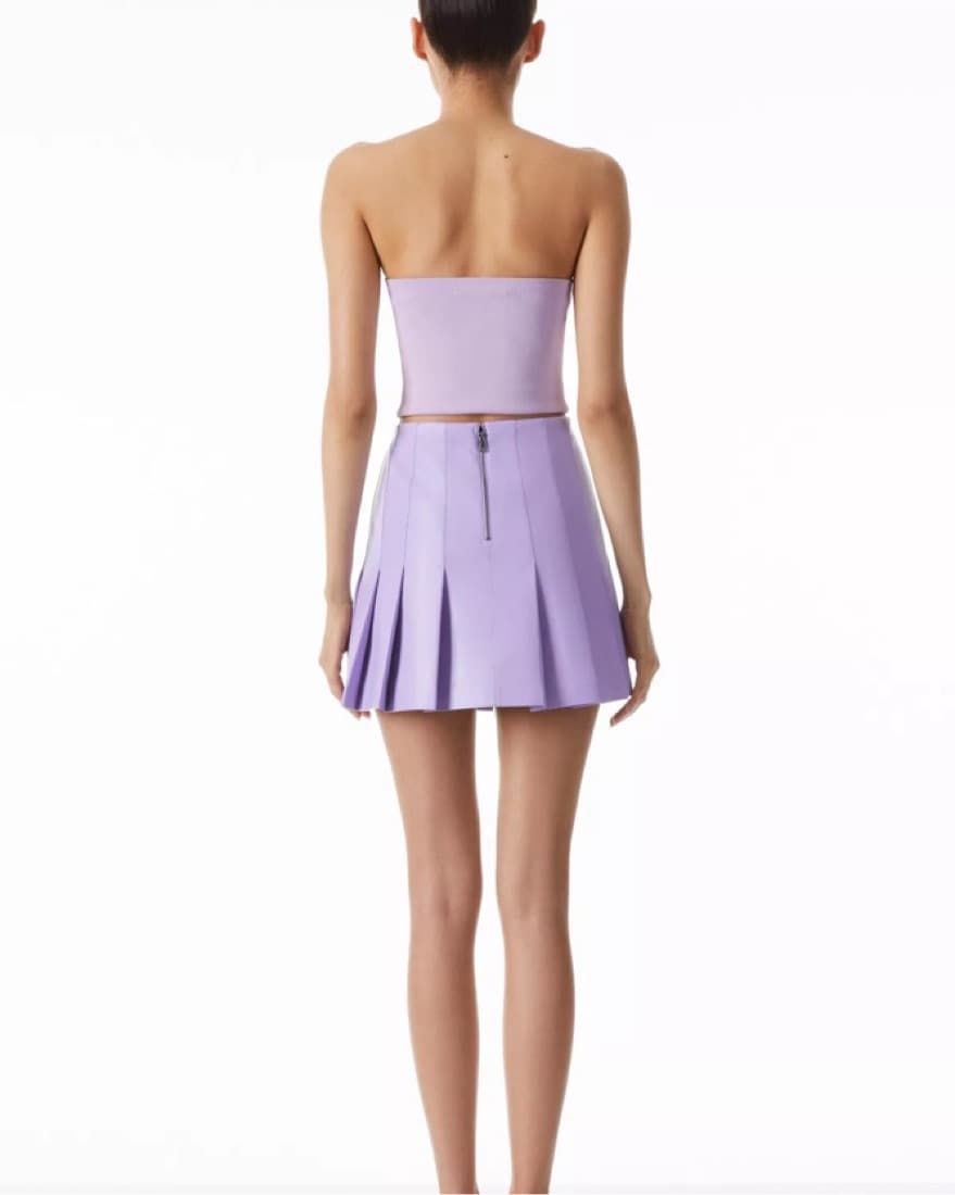 Alice & Olivia Purple Tennis Skirt - Image 3