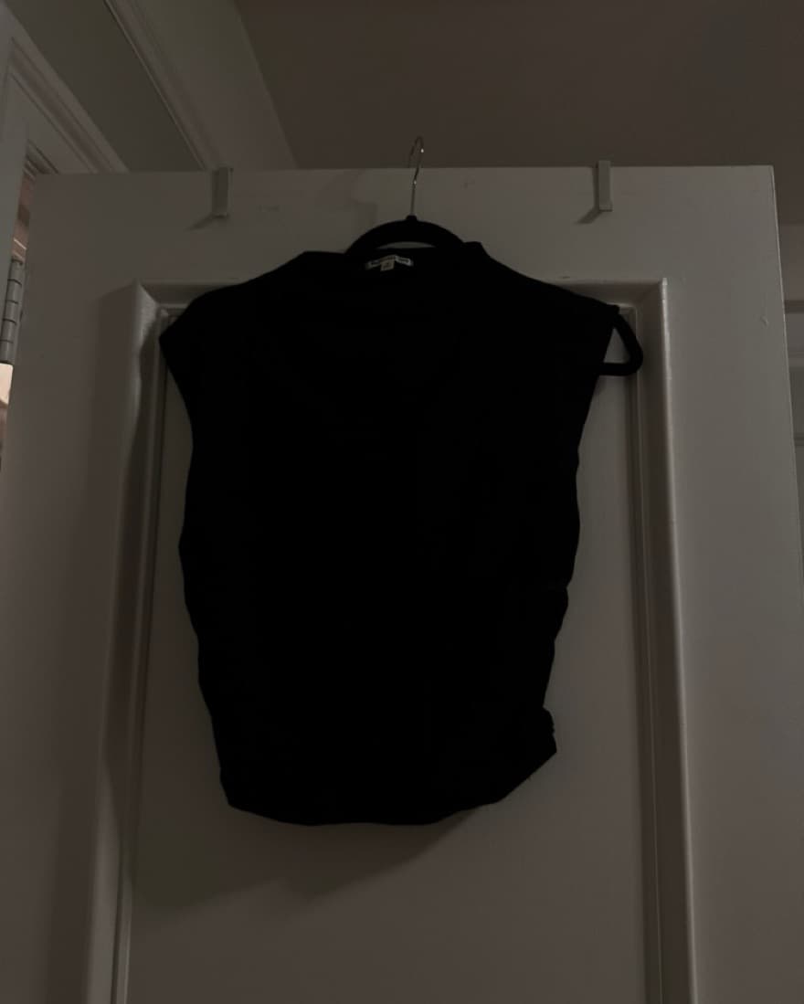 Reformation Lindy Knit Black Top - Image 6