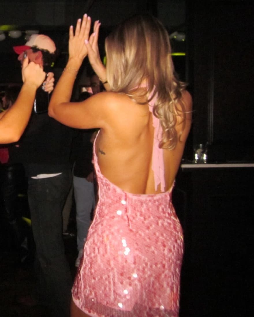 Pink Sequin Dress  - Image 3