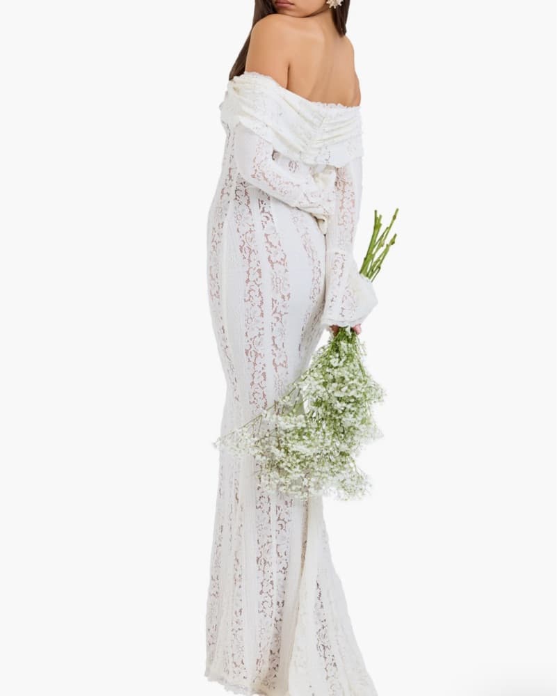 Belle off The Shoulder mermaid Dress - Image 2