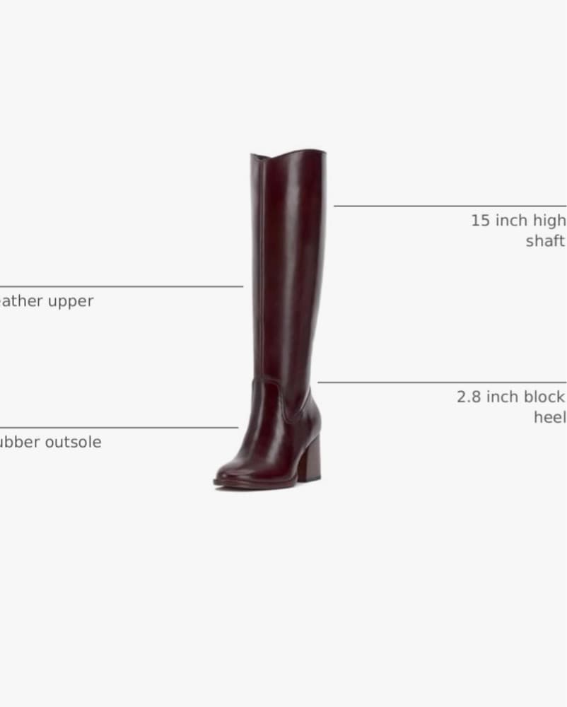 Vince Camuto Leila Block Heel Knee high  - Image 2