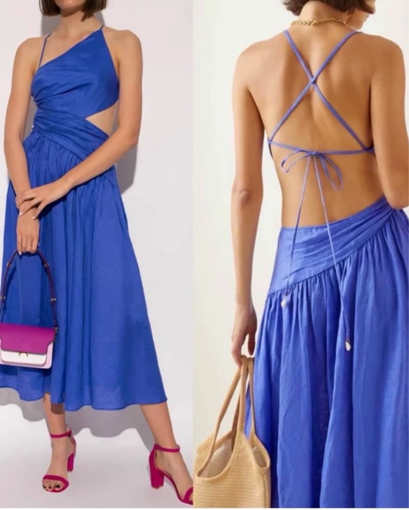Zimmerman Tropicana Linen Silk Dress - Image 3