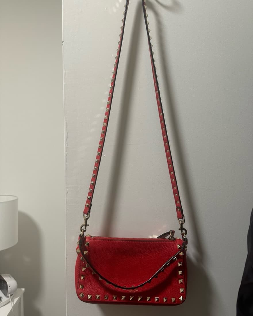 Valentino Red  Small Shoulder Bag - Image 3