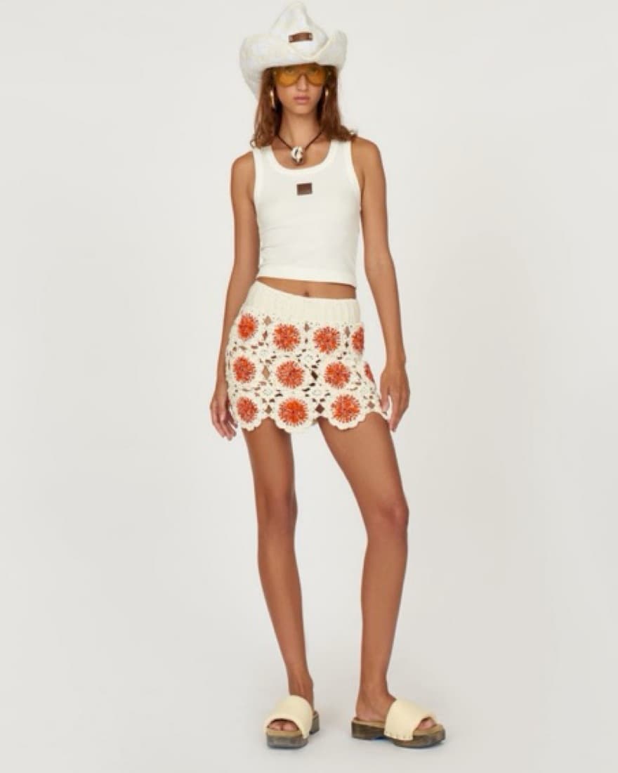 Eliou Crochet Top and Skirt - Image 3