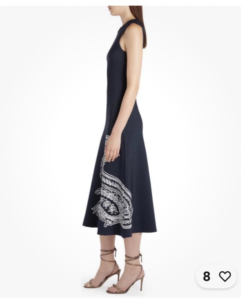 Etro Placed Paisley Knit Midi Sleeveless - Image 3