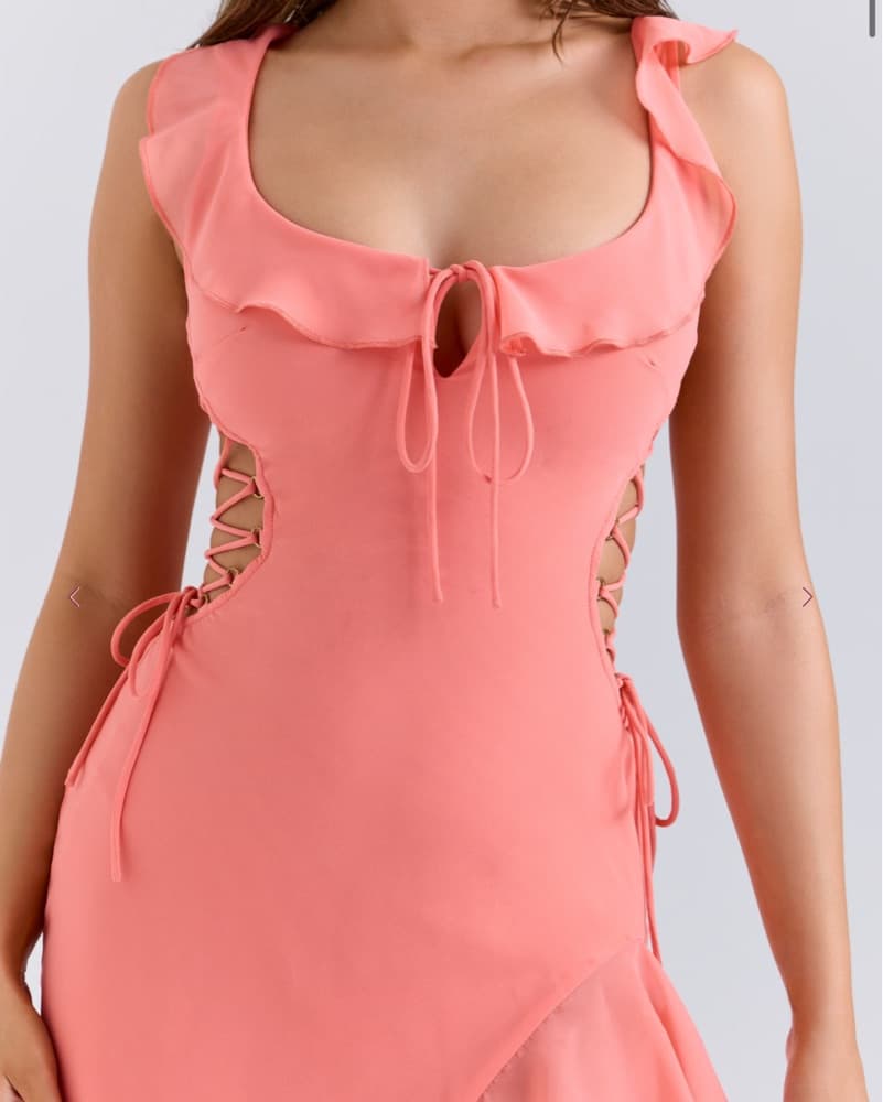 House of CB Coral Lace Side Dress - Image 3