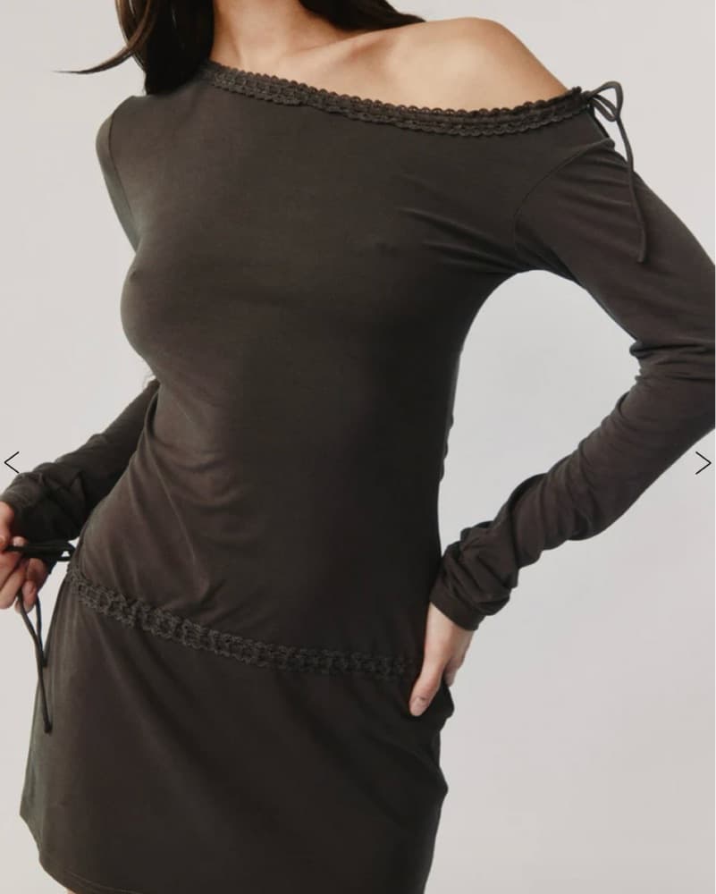Marga Dress | Chocolate - Image 3