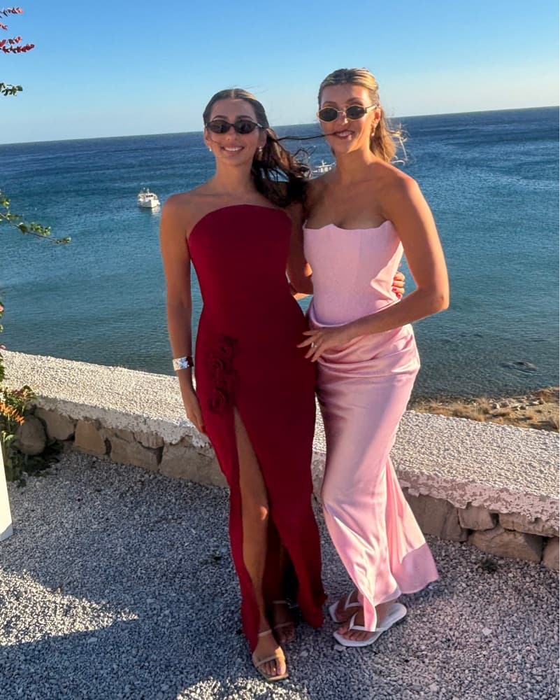 Red Maxi Amanda Uprichard Gown - Image 5