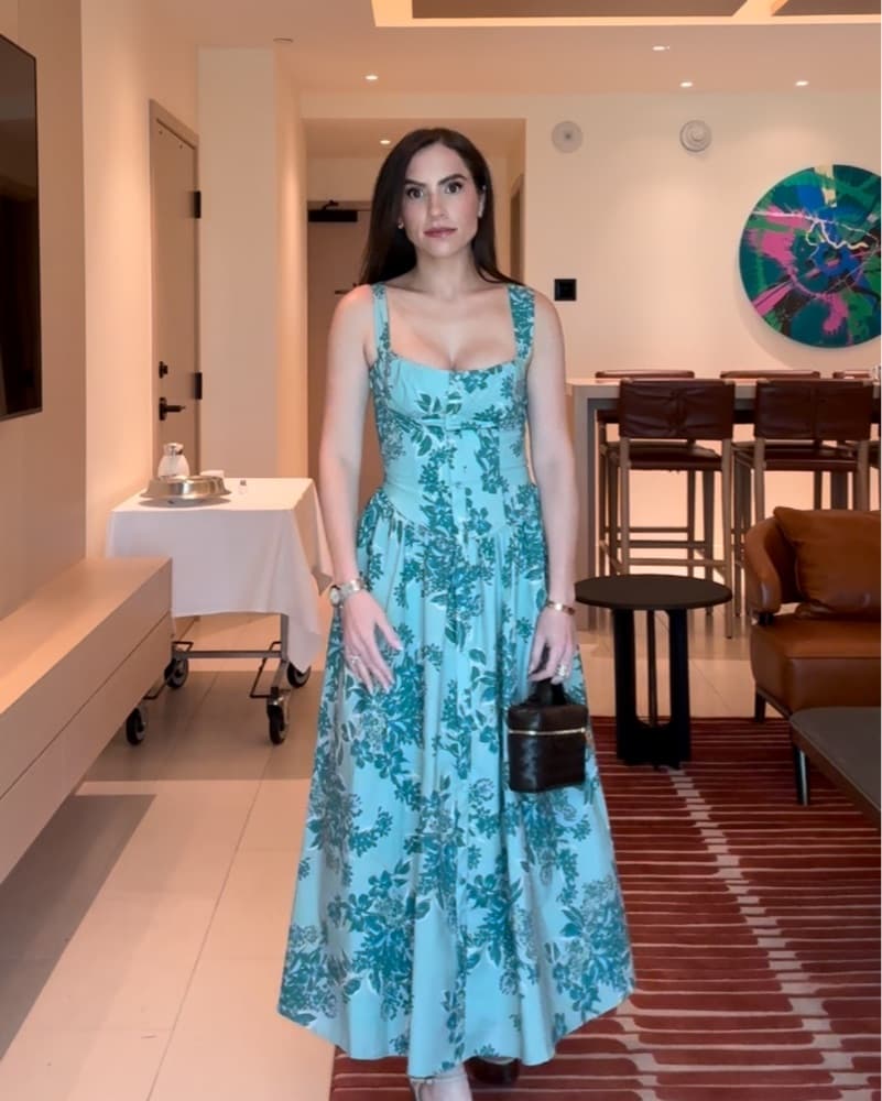 Floral midi dress  - Image 3