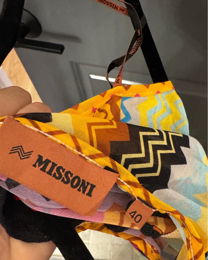 Missoni zigzag Sheer Cover Up  - Image 4