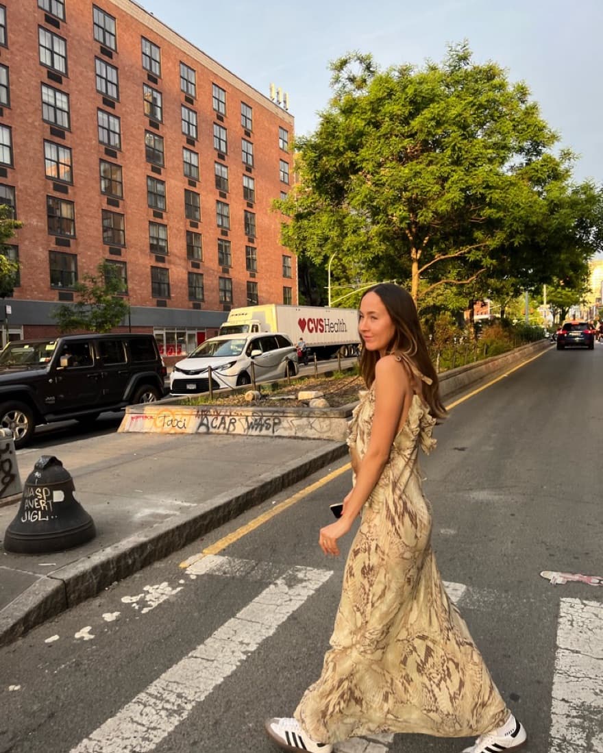 Zara Snakeskin Maxi Dress - Image 1