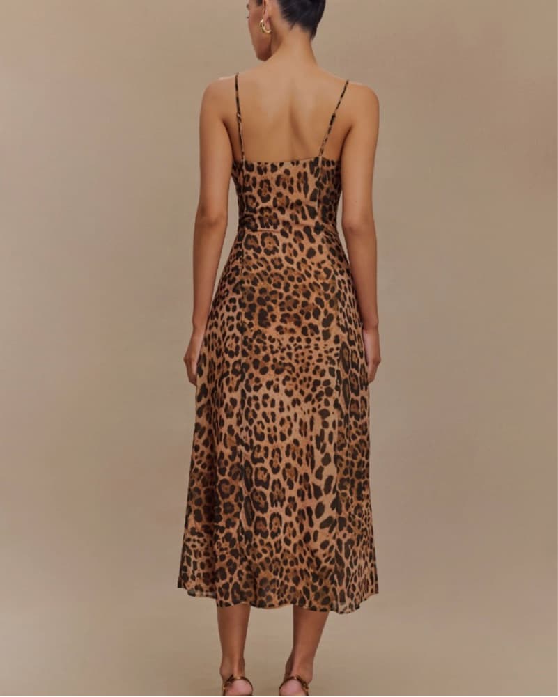 Meshki Leopard Print Dress - Image 2
