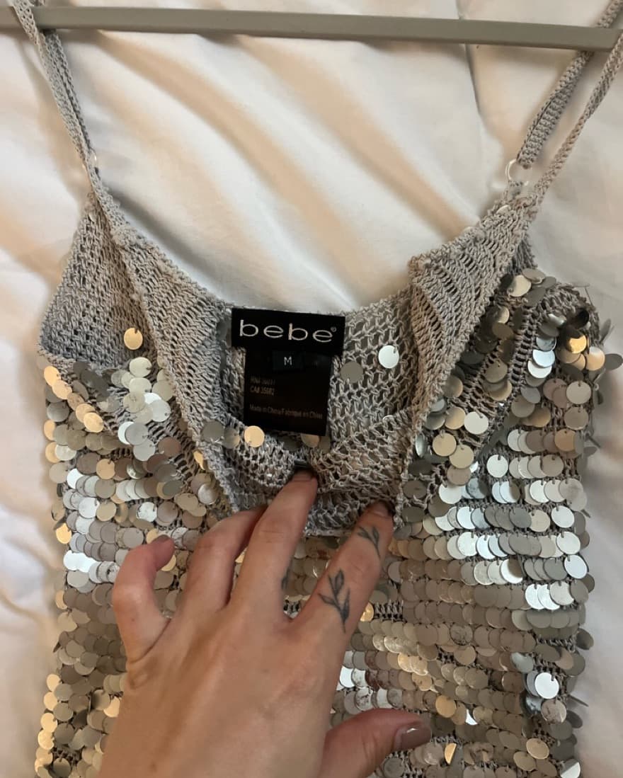 Bebe Sequin Top - Image 2